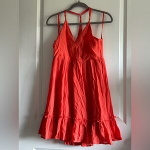 Elegant Red Mini Dress